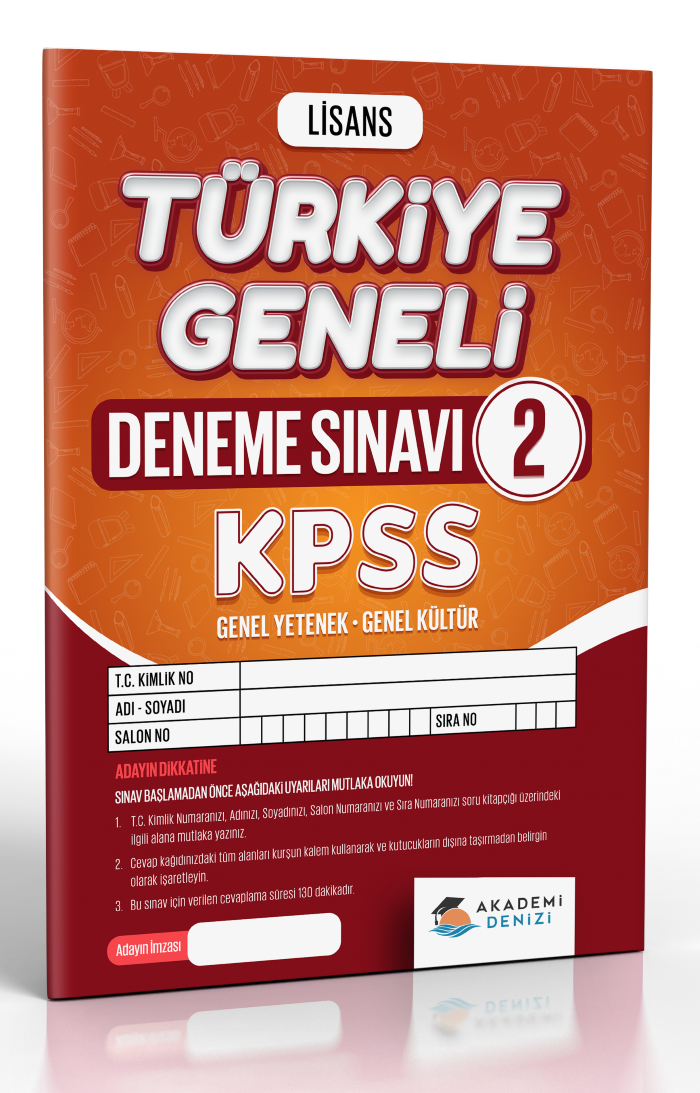 AKADEMİ DENİZİ KPSS LİSANS TG2 - 2025-26
